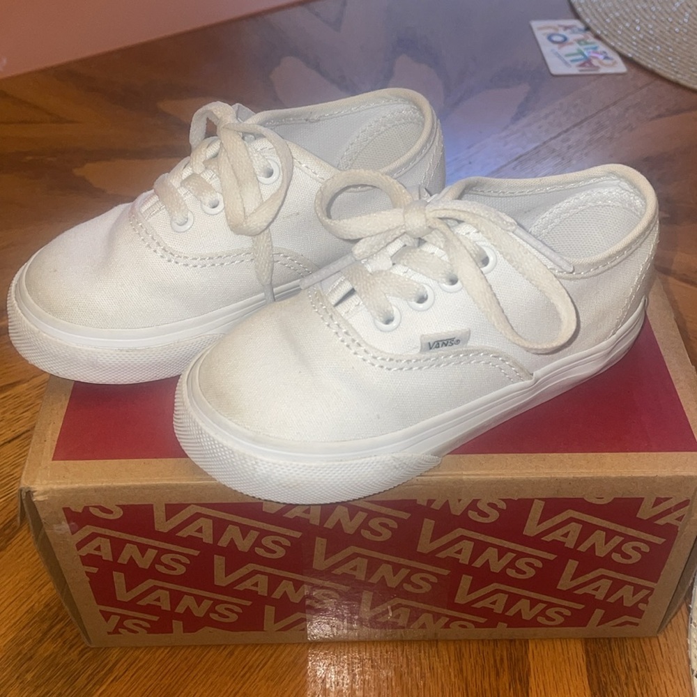 Vans Kids Classic White Sneakers